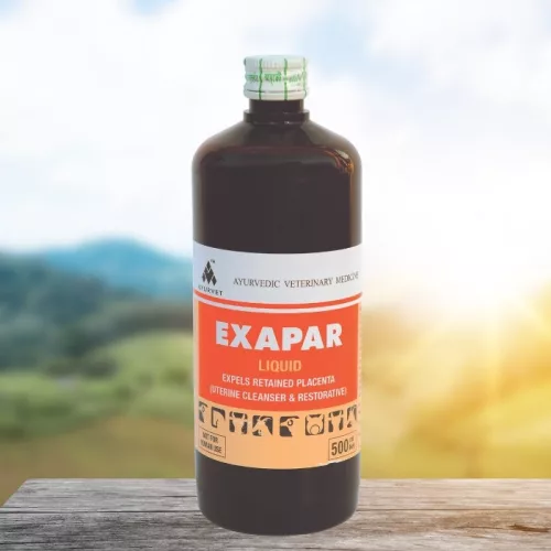 Exapar herbal oral liquid to support placenta expulsion 500 ml