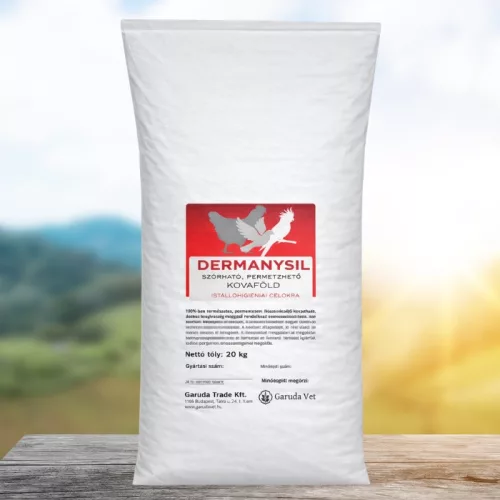 Garuda Vet DermanySil diatomaceous earth for livestock barn hygiene, 15 kg
